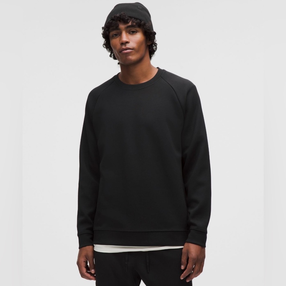 Lululemon Smooth Spacer Crew Sweatshirt – Black – Men’s XS
